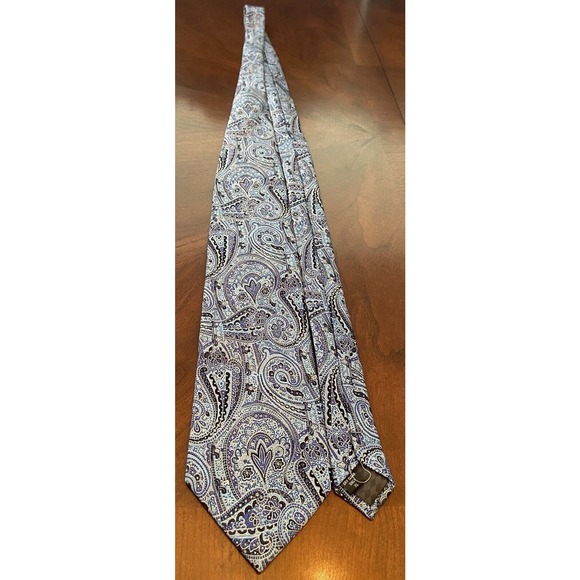 Murray’s Blue Hand Made 100% Silk Men’s Neck Tie Made In China - Picture 3 of 9
